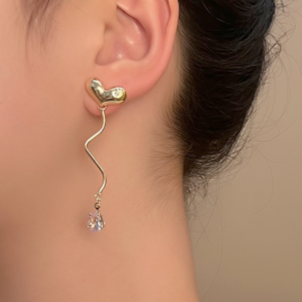Aretes Globo de Corazón 1K1