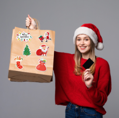 STICKERS 100pz NAVIDAD VARIADO 3