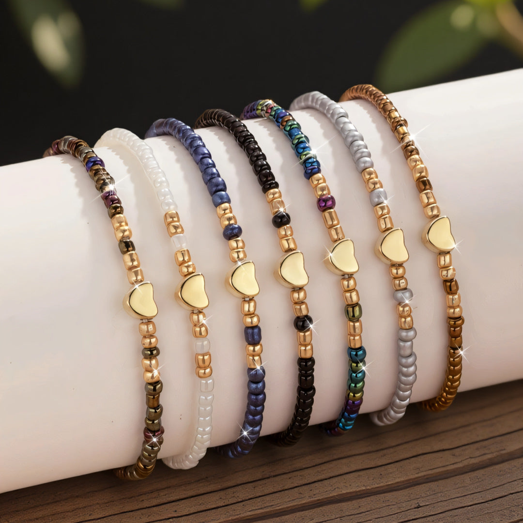 Set 7 Pulseras de Cuentas 1o8