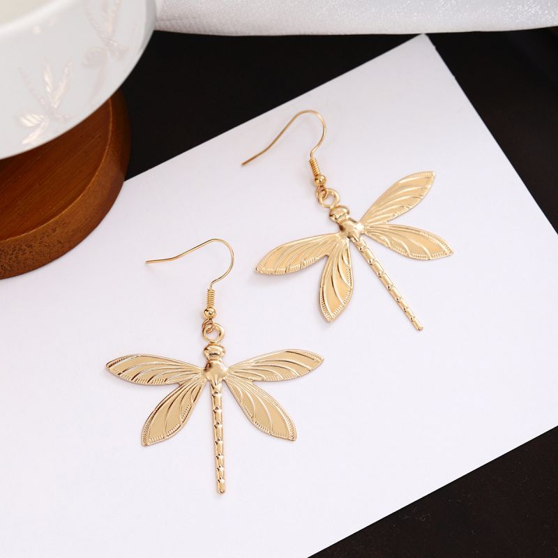 Aretes Libélula Dorada 1o5