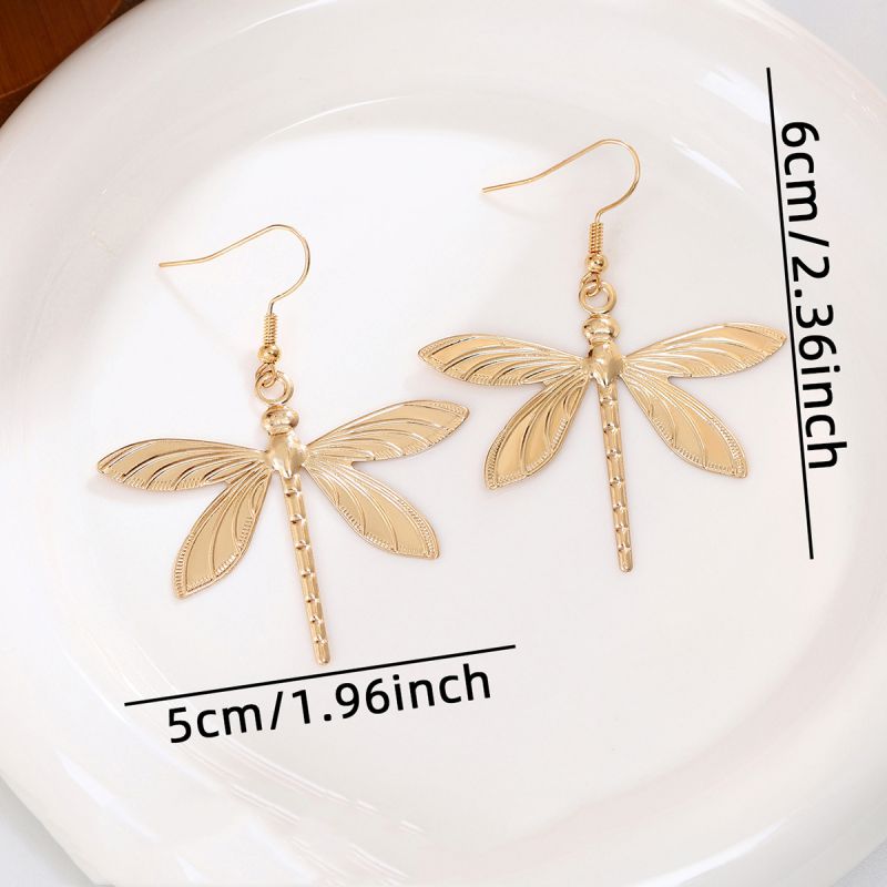 Aretes Libélula Dorada 1o5