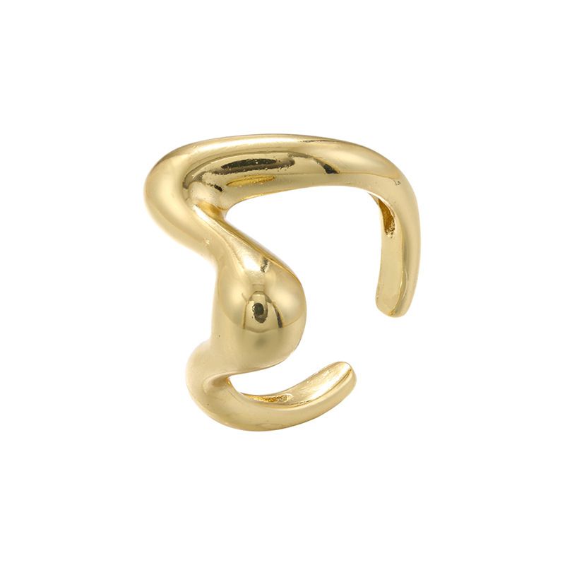 Anillo Dorado Ajustable Chapa de Oro 2K5