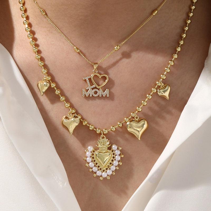 Collar I Love Mom 1F3