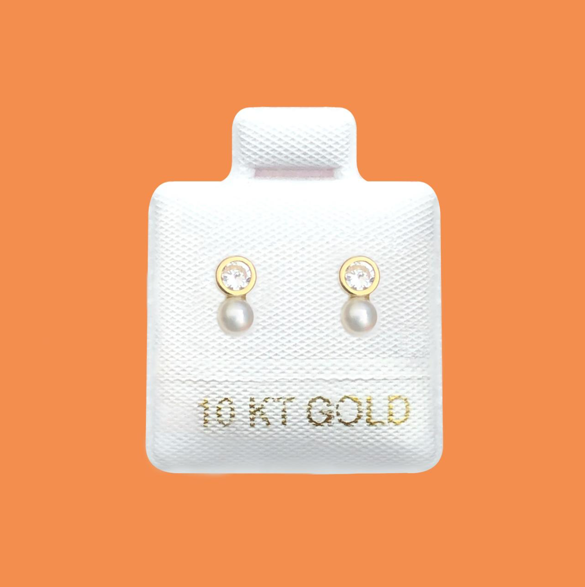 Broqueles Perla Mini Oro 10K R740