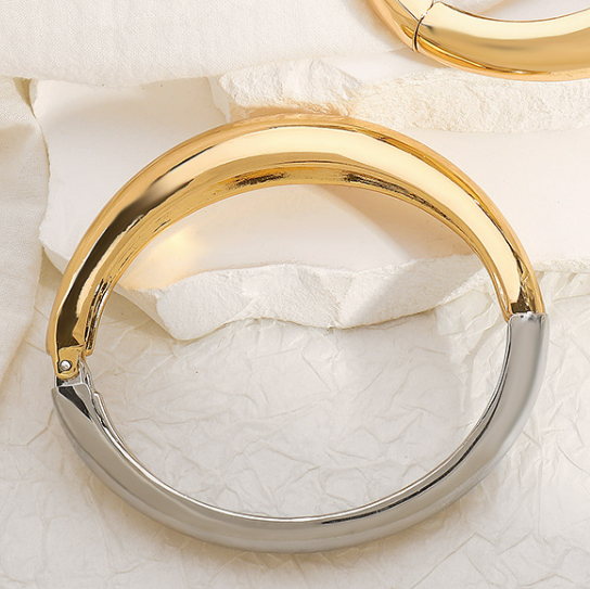 Pulsera Metálica Oro-Plata 2G1