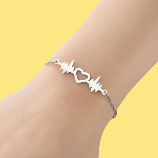 Pulsera Plateada Electro Acero Inoxidable 1P5