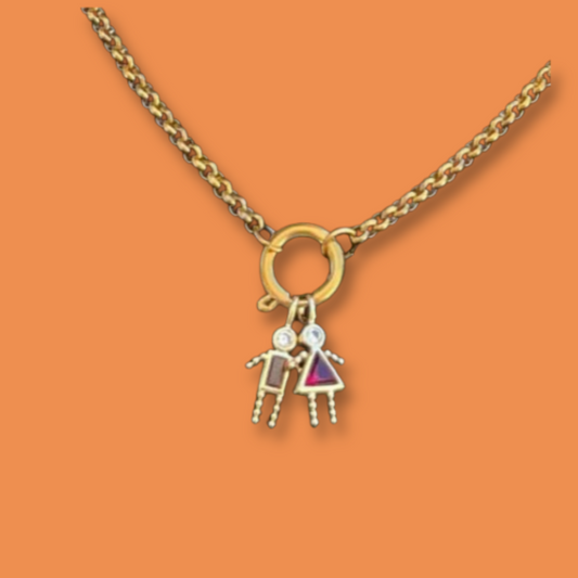 Arma tu Collar MAMÁ Charms Acero Inoxidable
