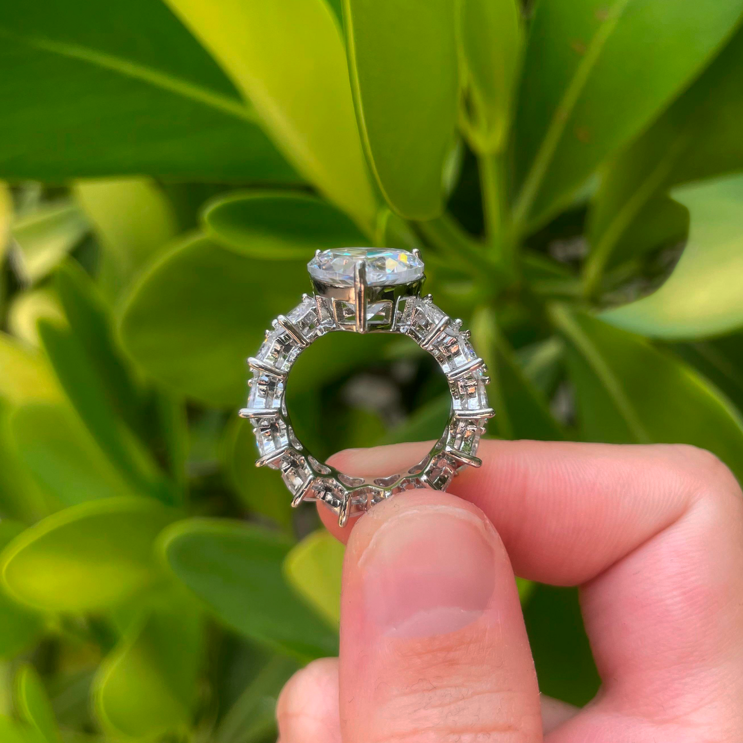 Anillo Corazón Zirconias Blancas Chapa de Oro