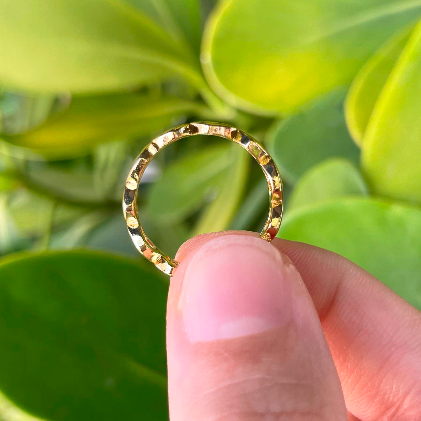 Anillo Corazones Dorados Chapa de Oro