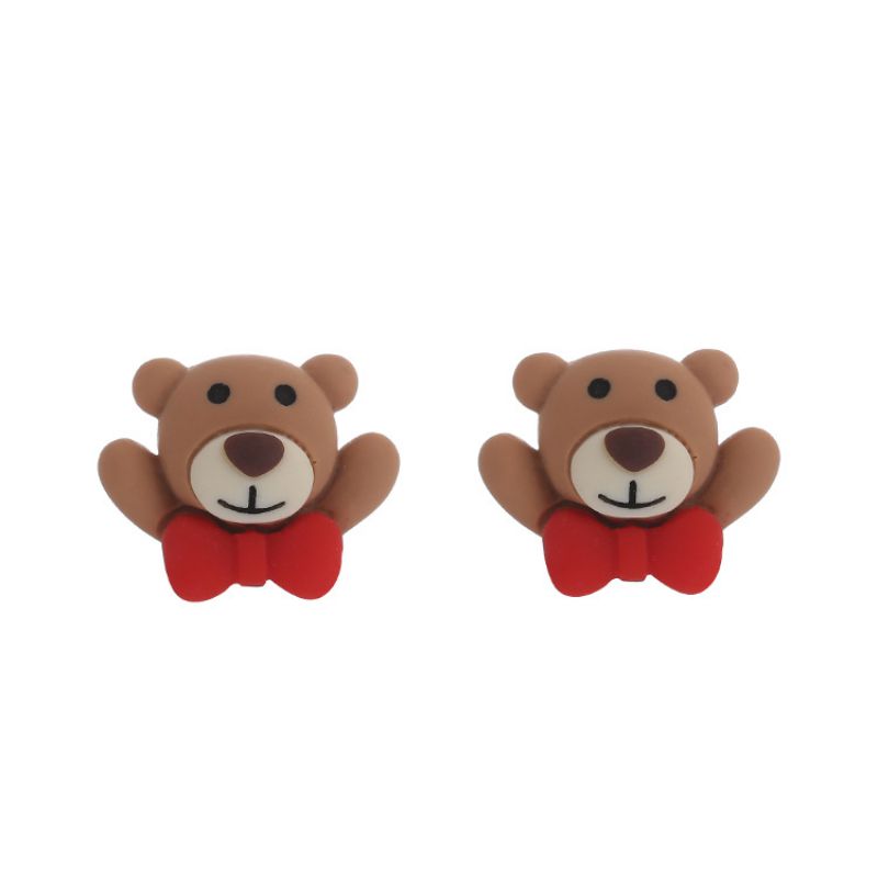 Aretes Oso Navidad 3F1