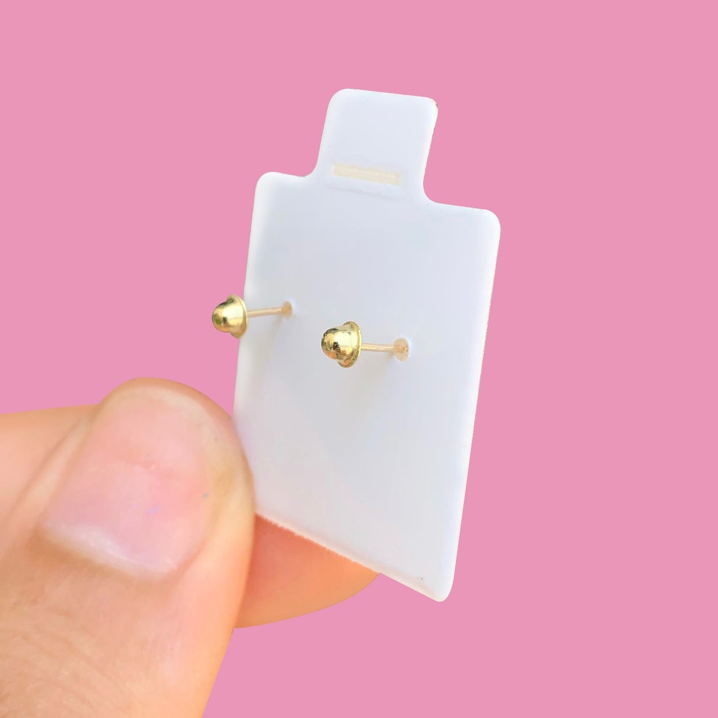 Broqueles Oro 10K Bby Flor Az438