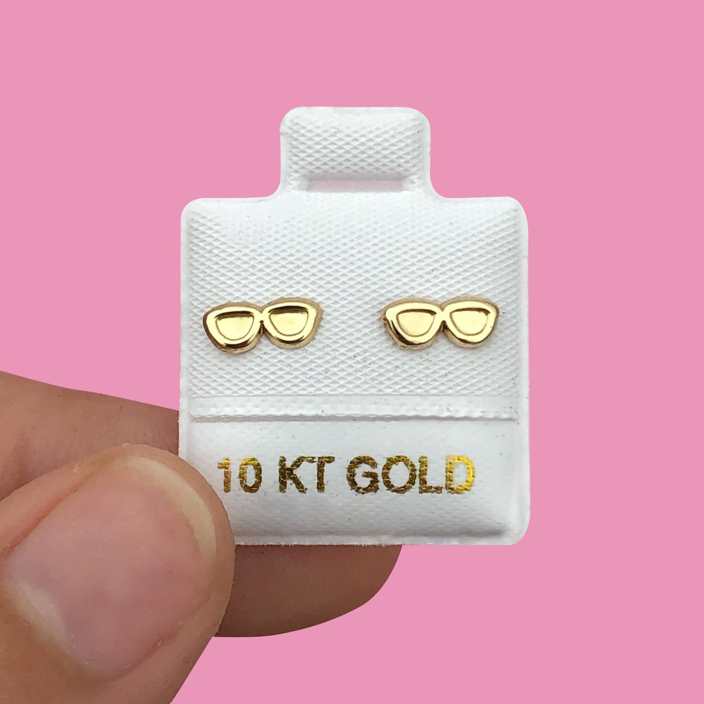 Broqueles Oro 10K Lentes AZ412