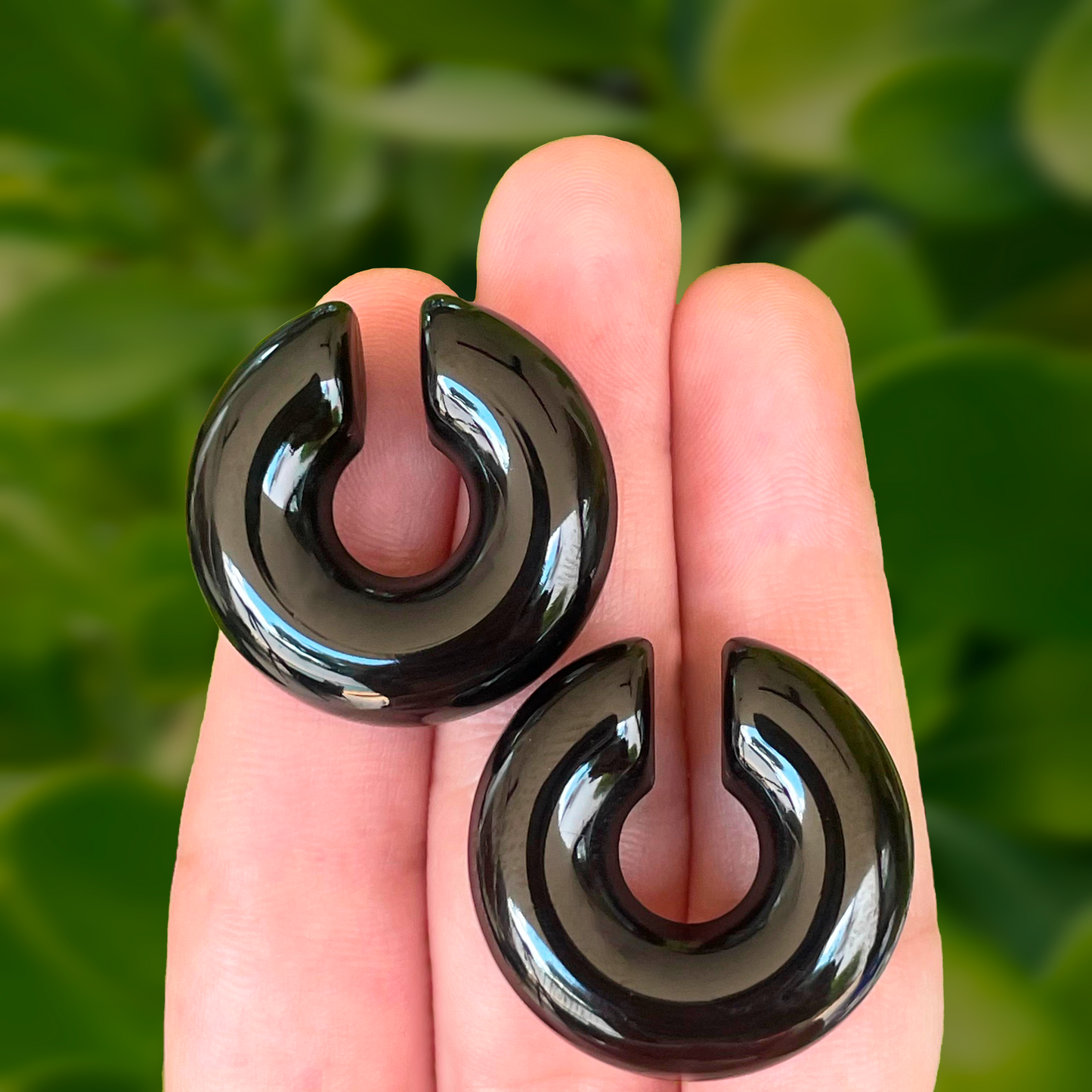 EarCuffs Chunky Negro Acero Inoxidable  4E27