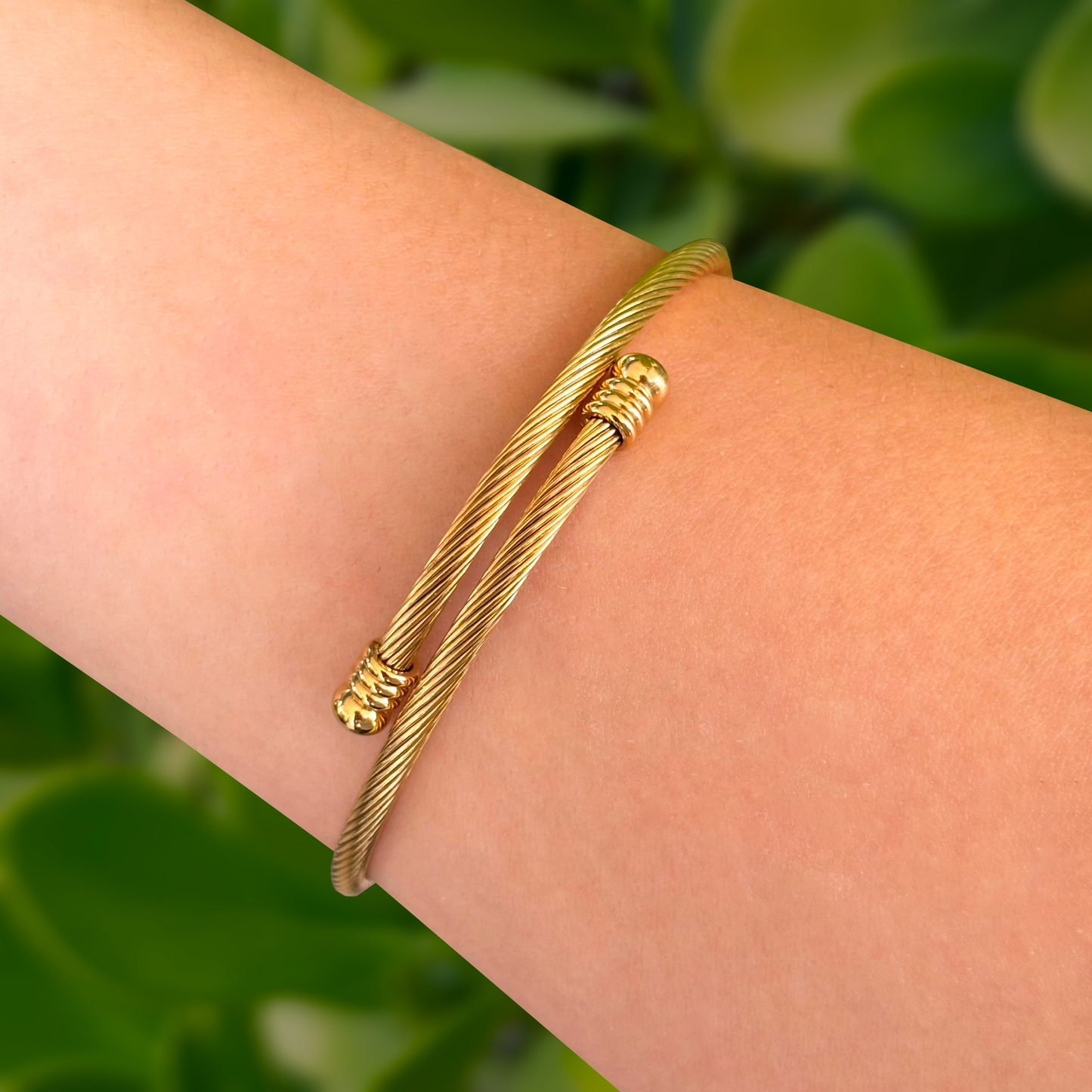 Pulsera Corazón Dorada Acero Inoxidable  1i7