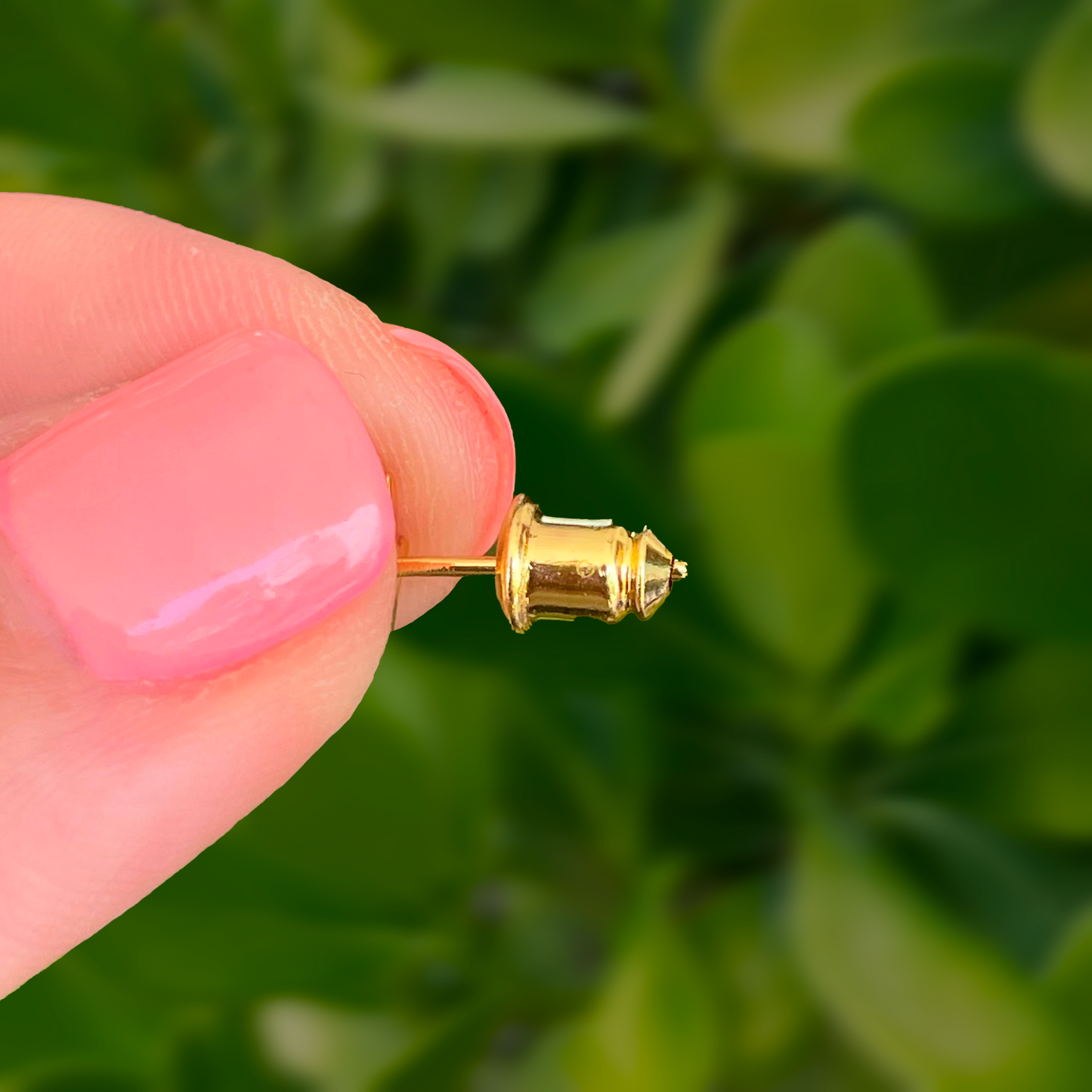 Aretes Piedritas Lilas y Rosas Chapa de Oro Az396