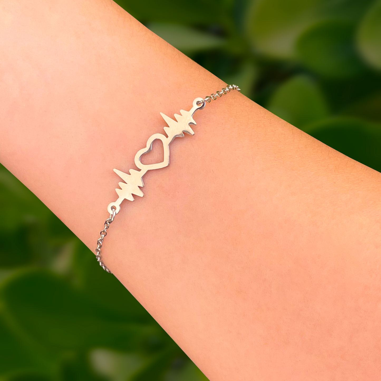 Pulsera Plateada Electro Acero Inoxidable 1P5