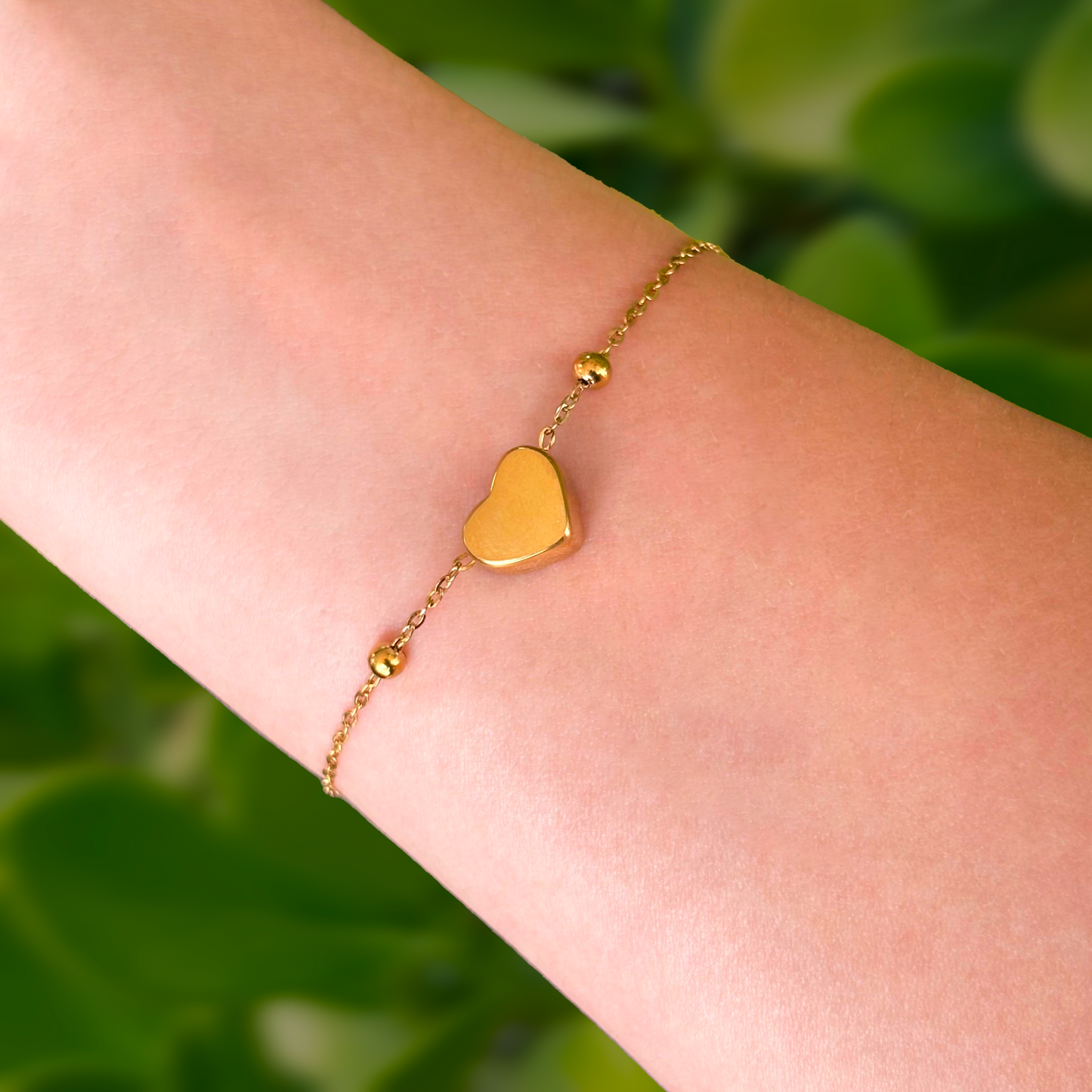 Pulsera Corazón Delicado Acero Inoxidable 1Z7