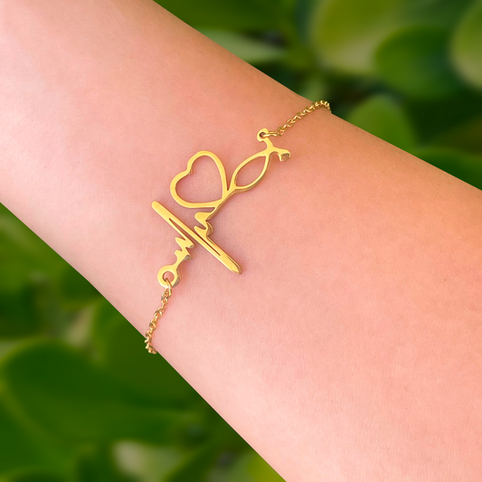 Pulsera Dorada Electro Acero Inoxidable 1T5
