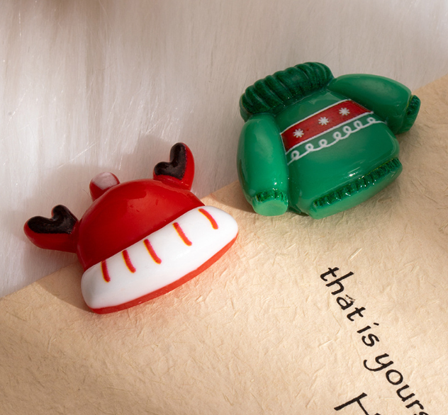 Aretes Gorrito y Sueter Navidad 3L5