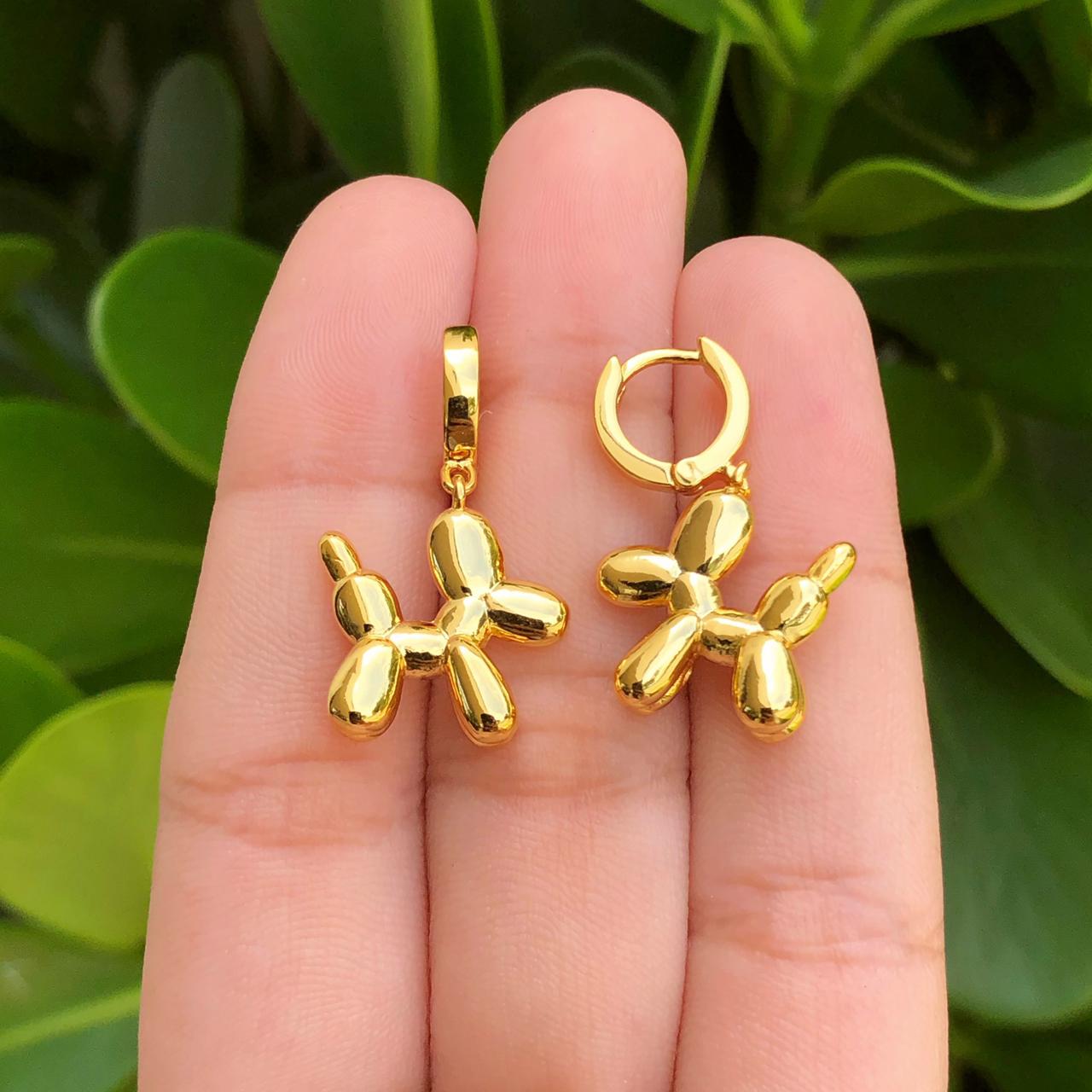 Hoops Globo Chapa de Oro 18K AZ32