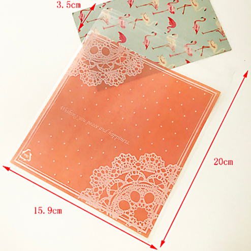 Bolsitas Decoradas Grandes 25pz (16x16+2.5cm)