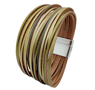 Pulsera Hombre MultiCuero Magnetic 2R8