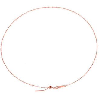 Collar Cadena Oro Rosa Acero de Titanio C670