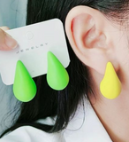Aretes Gotas Verde 1i7