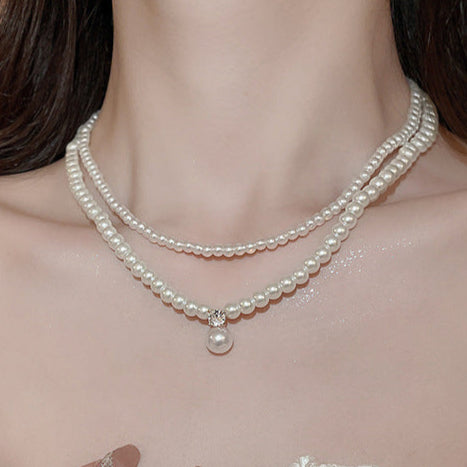 Collar Layer de Perlas  2B4