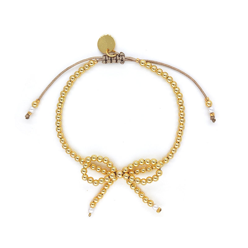 Pulsera Lazo Dorado