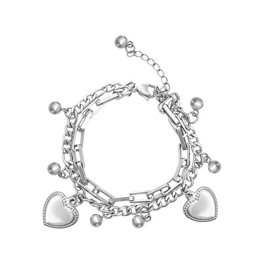 Pulsera Plateada Acero Inoxidable 1t7