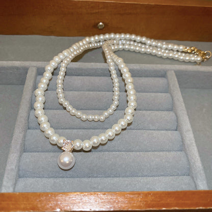 Collar Layer de Perlas  2B4
