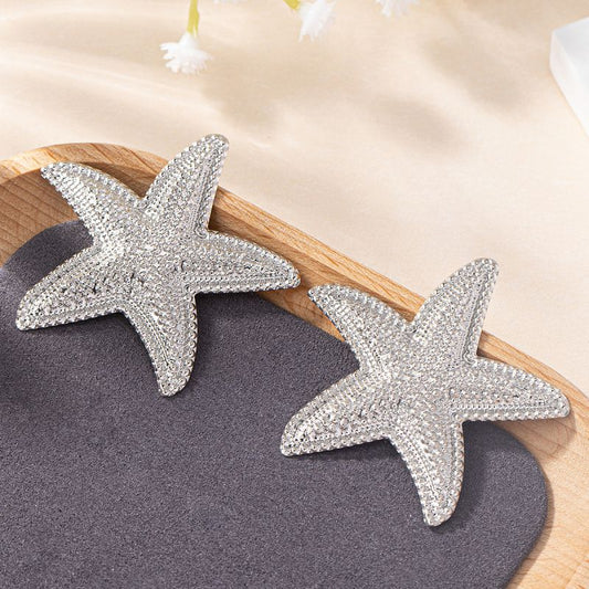 Aretes Estrella de Mar Plateada R20