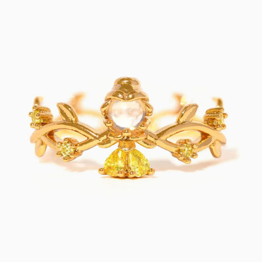 Anillo Bella Chapa de Oro Ajustable R11