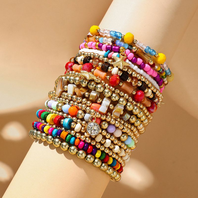 Set MultiPulseras de Cuentas de Colores 1AA4