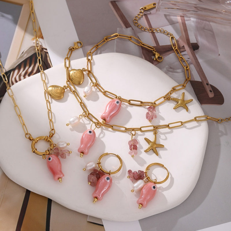 Collar Charms del Mar Acero Inoxidable 1j4