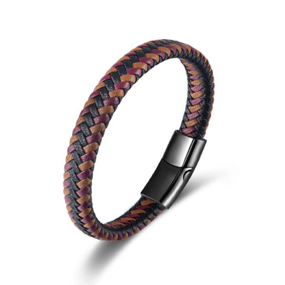 Pulsera Trenzada de Imán para Hombre 1E6