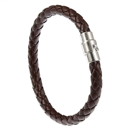 Pulsera para Caballero Cuero Trenzado