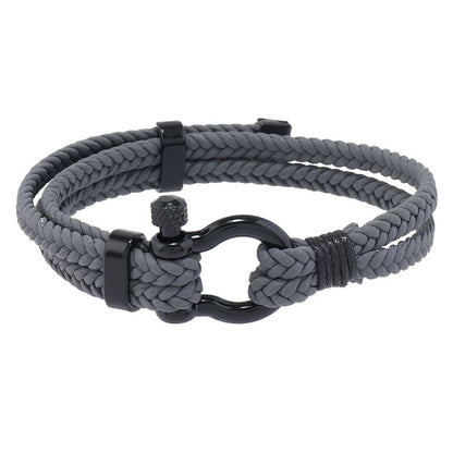 Pulsera para Caballero Cuero Trenzado