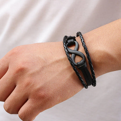 Pulsera Hombre Café Cuero   4E2