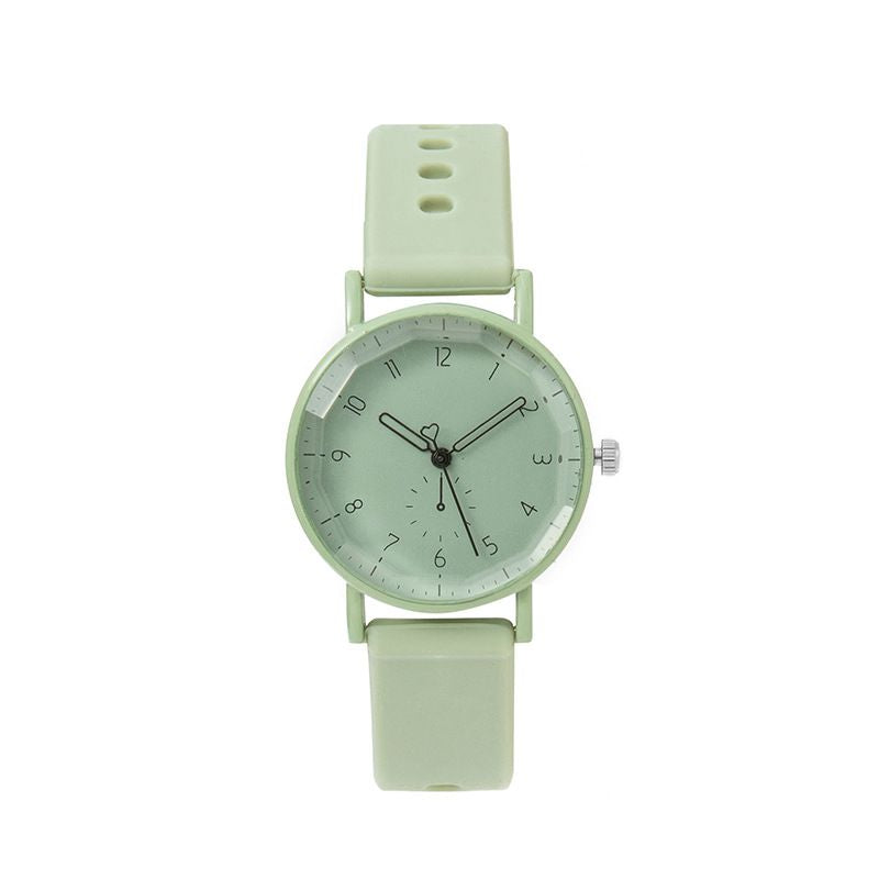Reloj Verde Seco Redondo Mujer  R30
