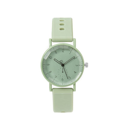 Reloj Verde Seco Redondo Mujer  R30