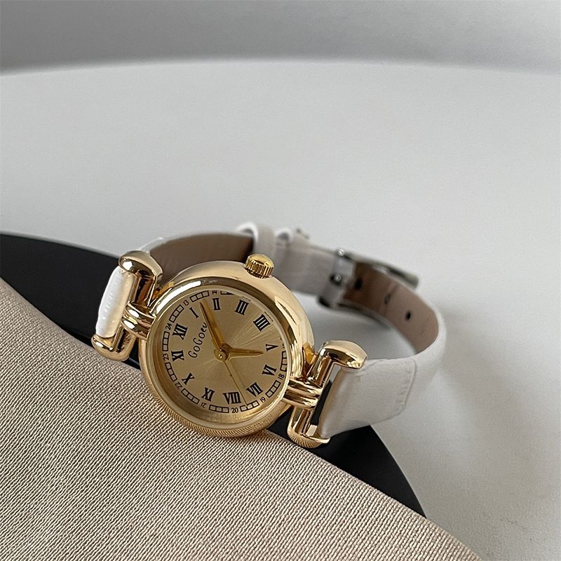 Reloj Dorado y Blanco  Classic Ve1