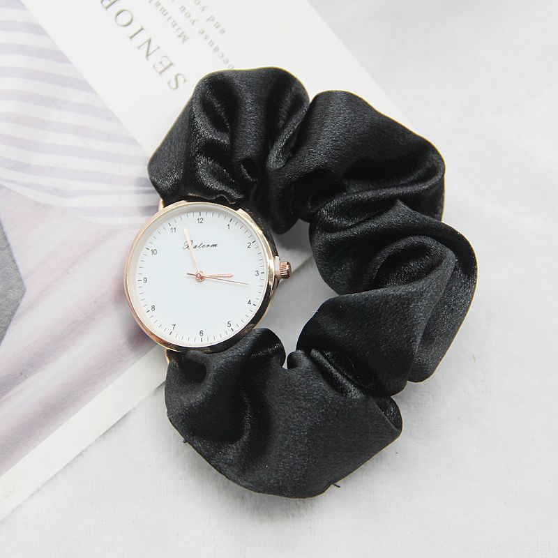 Reloj Scrunchies de Mano Negra  R6