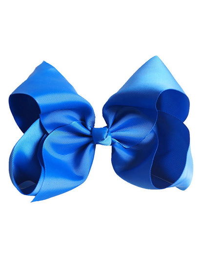 Broche Lazo de Pelo Azul Rey