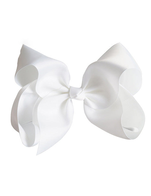 Broche Lazo de Pelo Blanco