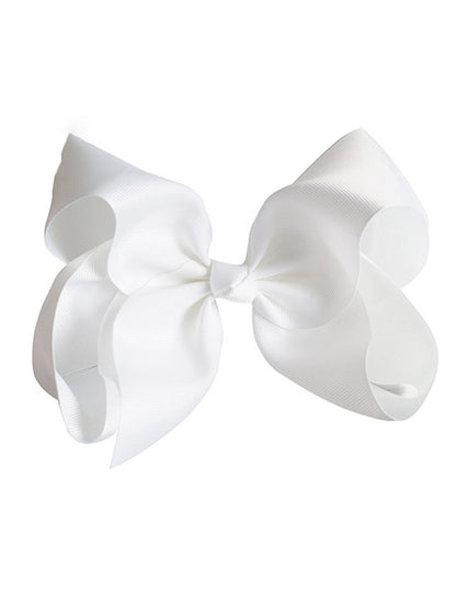 Broche Lazo de Pelo Blanco