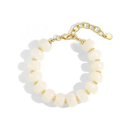 Pulsera Blanca Cuentas de Resina