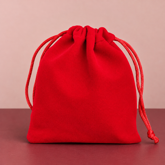 Bolso Joyero Rojo de Regalo (10x12cm)