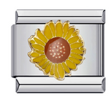 Charm Girasol Acero Inoxidablean az283